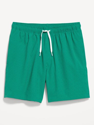 Old Navy Swim Trunks -- 7-inch inseam - Green Stripe in Saudi Arabia