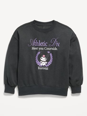 Old Navy Kuromi™ Oversized Graphic Tunic Sweatshirt for Girls - Panther in Saudi Arabia