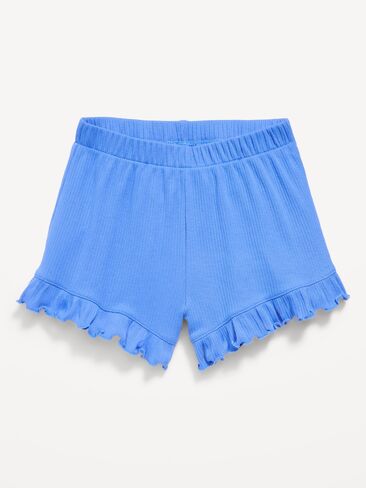 شورت Old Navy مضلع مكشكش للفتيات الصغيرات - مصوغة ​​بطريقة in Kuwait