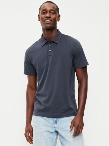Old Navy Classic Fit Jersey Polo - DUSK NAVY in Saudi Arabia