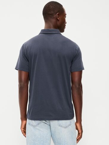 Old Navy Classic Fit Jersey Polo - DUSK NAVY in Saudi Arabia