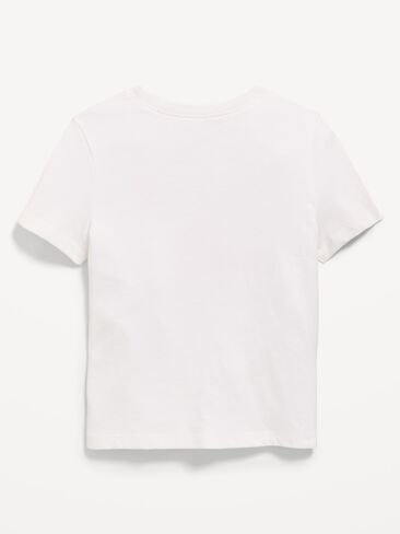 Old Navy Short-Sleeve Graphic T-Shirt for Toddler Girls - White Lilies in Kuwait