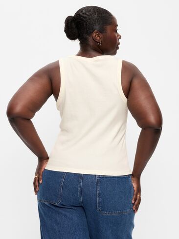 Old Navy Lace-Up Tank Top - Sea Salt in Saudi Arabia