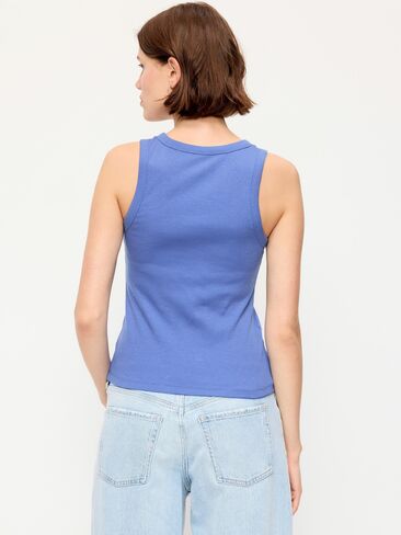 Old Navy Lace-Up Tank Top - Lobelia Blue in Saudi Arabia