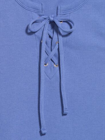 Old Navy Lace-Up Tank Top - Lobelia Blue in Saudi Arabia