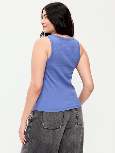 Old Navy Lace-Up Tank Top - Lobelia Blue in Saudi Arabia