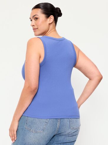 Old Navy Lace-Up Tank Top - Lobelia Blue in Saudi Arabia