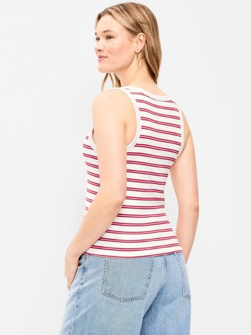 قميص بدون أكمام برباط من Old Navy - شريط أحمر وأزرق in Saudi Arabia