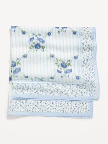 Old Navy Cotton Scarf - Blue Flower in Saudi Arabia
