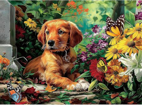500 Piece Puzzle for Adults – Valentine’s Day Romantic Rose Cat with Green Desk Lamp and Love Letter Jigsaw Puzzle, Challenging Perfect for Game Nights, 20.5 X 15 in in Kuwait