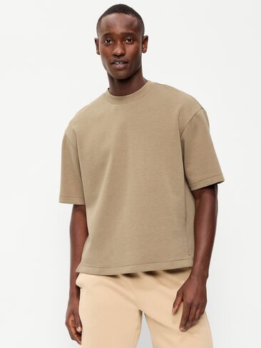 Old Navy Dynamic Fleece T-Shirt - Toasted Almond in Saudi Arabia