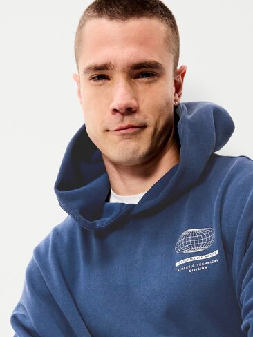 Old Navy Oversized Washed Cropped Hoodie - OBSCURE NIGHT in Saudi Arabia