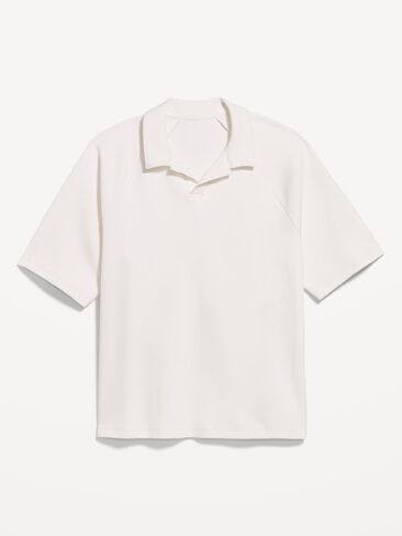 بولو Old Navy Dynamic Fleece بأكمام قصيرة - Calla Lily White in Saudi Arabia
