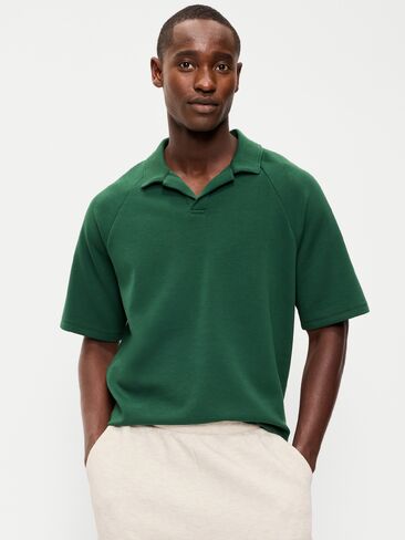 Old Navy Dynamic Fleece Short-Sleeve Polo - Plant Life in Saudi Arabia