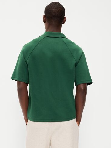 Old Navy Dynamic Fleece Short-Sleeve Polo - Plant Life in Saudi Arabia