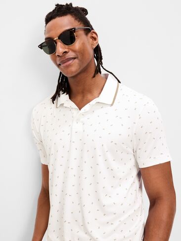 Old Navy CloudMotion Polo - White Flower in Saudi Arabia