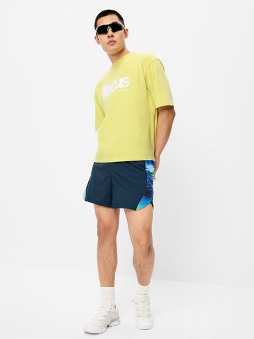 تي شيرت قصير برسومات ثقيلة الوزن من Old Navy - أصفر in Saudi Arabia