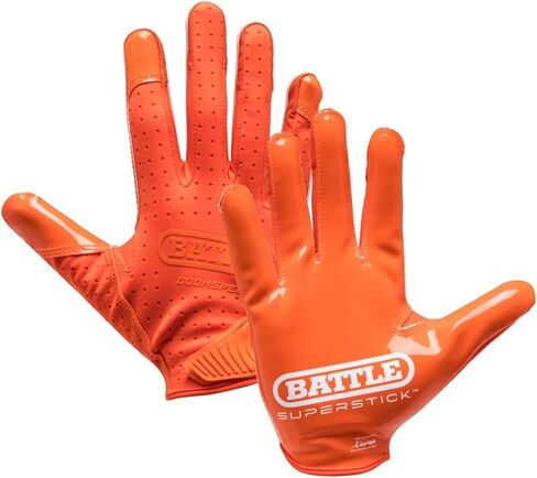 Battle Sports Doom Speed Football Receiver Gloves, SuperStick Palm, PrecisionFit Material, Adult & Youth in Saudi Arabia