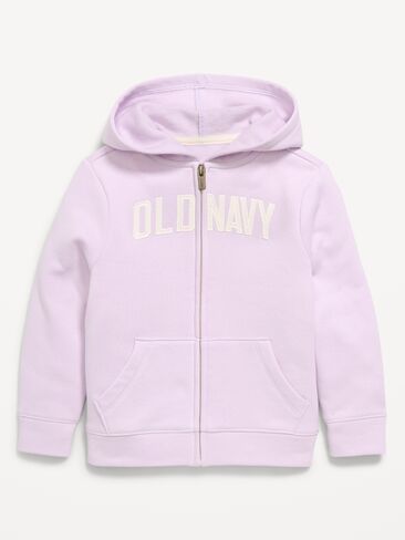 هودي بسحاب وشعار الماركة Old Navy للفتيات الصغيرات - أرجواني ثلجي in Saudi Arabia