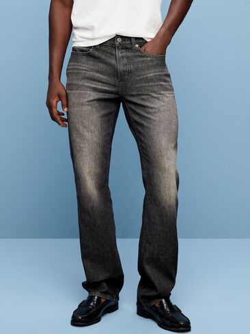 Old Navy Boot-Cut Built-In Flex Jeans - Washed Black in Saudi Arabia