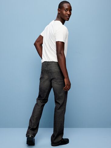 Old Navy Boot-Cut Built-In Flex Jeans - Washed Black in Saudi Arabia