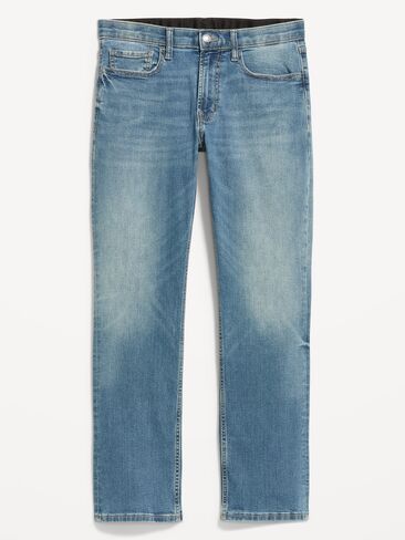Old Navy Straight 360° Tech Stretch Performance Jeans - Medium Tint in Saudi Arabia