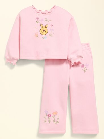 Old Navy Old Navy x Disney Winnie the Pooh Sweatshirt and Sweatpants Set for Toddler Girls - Pink Pirouette in Saudi Arabia