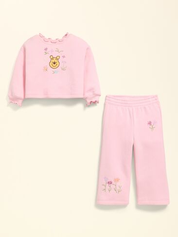 Old Navy Old Navy x Disney Winnie the Pooh Sweatshirt and Sweatpants Set for Toddler Girls - Pink Pirouette in Saudi Arabia
