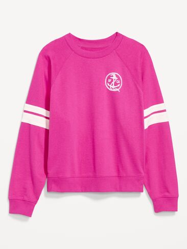 سويت شيرت برسومات راجلان برقبة دائرية من Old Navy - Dragonfruit in Kuwait