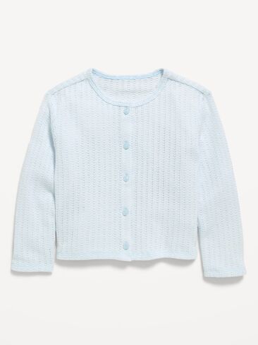 Old Navy Cardigan Sweater for Toddler Girls - ICED WATER in Saudi Arabia