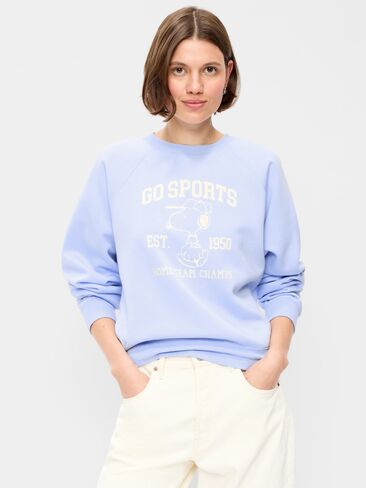 Old Navy Peanuts™ Oversized Raglan Sweatshirt - Float Your Boat in Kuwait