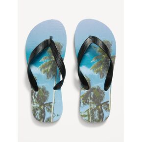 Old Navy Flip-Flop Sandals for Kids (Partially Plant-Based) - Palm Tree Photo Real in Kuwait