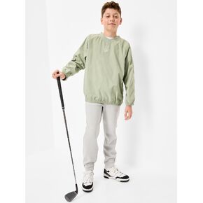 Old Navy Oversized V-Neck Performance Pullover for Boys - Faded Seagrass in Saudi Arabia