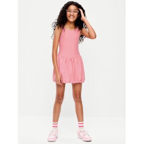 Old Navy PowerSoft Sleeveless Bubble Athletic Dress for Girls - Pressed Flower in Kuwait