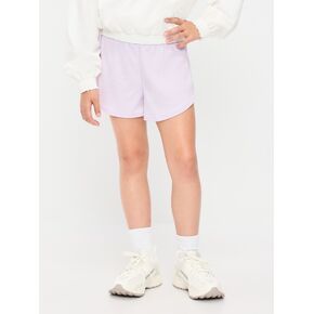 Old Navy High-Waisted Mesh Dolphin-Hem Shorts for Girls - Lilac Ice in Saudi Arabia