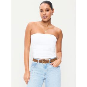 Old Navy Hug Double-Layer Tube Top - White Lilies in Kuwait