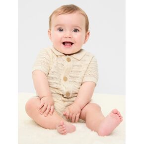 طقم قميص وسروال قصير من الكروشيه من Old Navy للأطفال - Creme De La Creme in Saudi Arabia