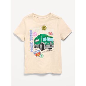 تي شيرت مطبوع للجنسين من Old Navy Tonka® Truck للأطفال الصغار - Wish Bone in Kuwait