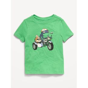 Old Navy Short-Sleeve Unisex Graphic T-Shirt for Toddler - Green Frog in Kuwait