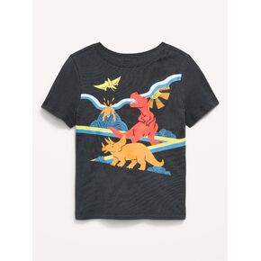 تي شيرت برسومات للجنسين بأكمام قصيرة من Old Navy للأطفال الصغار - الديناصورات in Kuwait