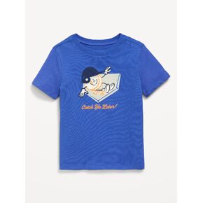 Old Navy Short-Sleeve Unisex Graphic T-Shirt for Toddler - HYDRO BLUE in Kuwait