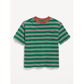 تي شيرت Old Navy كبير الحجم بأكمام قصيرة ومحبوك للأولاد الصغار - بوتانيكا in Kuwait