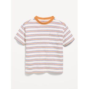تي شيرت Old Navy كبير الحجم بأكمام قصيرة ومحبوك للأولاد الصغار - ملح البحر in Kuwait