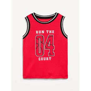Old Navy Mesh Graphic Basketball Tank Top for Toddler Boys - Scotty Red in Kuwait