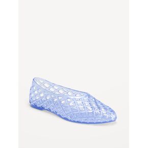 حذاء باليه مسطح من Old Navy Jelly للبنات - زهرة الكتان in Kuwait
