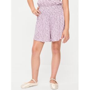 شورت مطبوع للفتيات من Old Navy - زهور أرجوانية in Kuwait