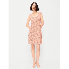 Old Navy Short-Sleeve Scoop-Neck Mini Dress - Red Ditsy in Saudi Arabia