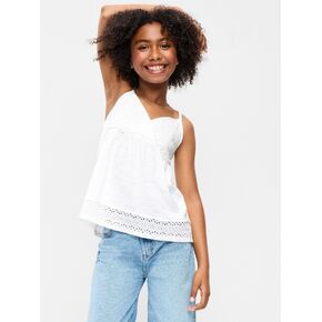 Old Navy Sleeveless Eyelet Top for Girls - White Lilies in Kuwait