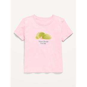 Old Navy Short-Sleeve Graphic T-Shirt for Girls - Pink Pirouette in Saudi Arabia