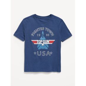 Old Navy Top Gun™ Gender-Neutral Graphic T-Shirt for Kids - Pacific Blue in Saudi Arabia